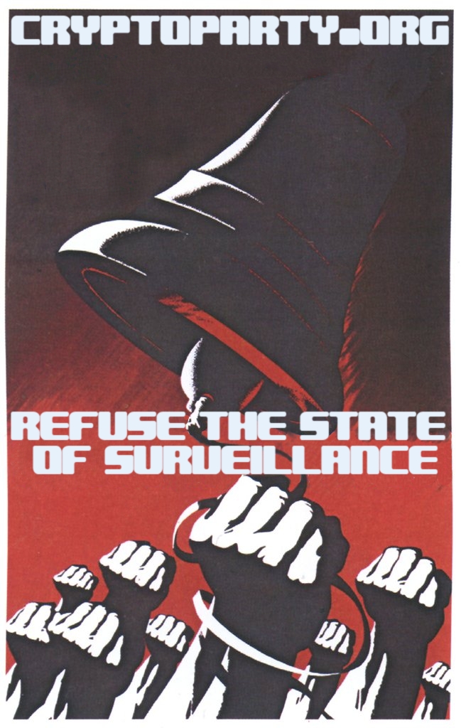 cryptoparty.org - refuse the state of surveillance
